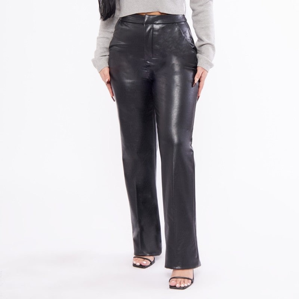 Vegan Leather Trousers
